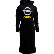 Женская толстовка-платье Opel logo (2)