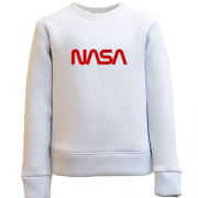 Детский свитшот NASA Worm logo