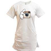 Подовжена футболка Instagram (instagram)