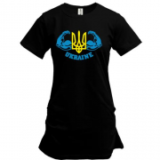 Подовжена футболка Ukraine (WorkOut Style)