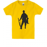 Дитяча футболка Hunter silhouette
