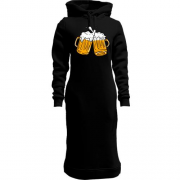 Женская толстовка-платье Beer Пиво
