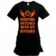Подовжена футболка Hunting witches