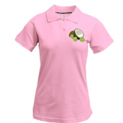 Жіноча футболка-поло з кокосом і лаймом