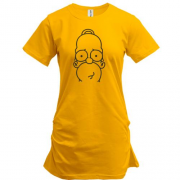 Подовжена футболка Simpson