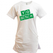 Подовжена футболка You bitch