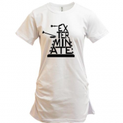 Подовжена футболка Exterminate (Доктор Хто) (3)
