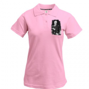 Жіноча футболка-поло з Петром Іллічем Чайковським