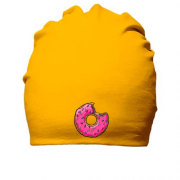 Хлопковая шапка с пончиком