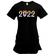 Подовжена футболка з мордочкою тигра 2022