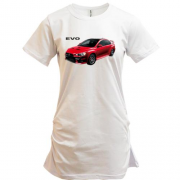 Подовжена футболка з лого Mitsubishi EVO