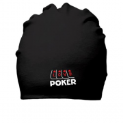 Хлопковая шапка Люблю Покер