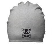 Хлопковая шапка кот-череп