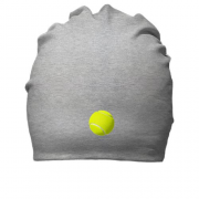 Бавовняна шапка з зеленим тенісним м'ячем