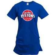 Подовжена футболка Detroit Pistons