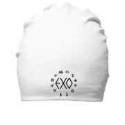 Хлопковая шапка EXO с иконками