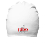 Хлопковая шапка Дзюдо с силуэтом борцов