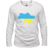 Лонгслив Стилизованная карта Украины