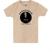 Дитяча футболка Anonymous World Cyber Revolution