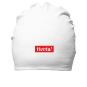 Хлопковая шапка с надписью "Hentai"