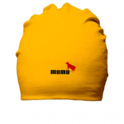 Хлопковая шапка с надписью "Муму" в стиле Пума