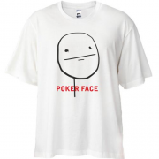 Футболка Oversize Poker Face 3