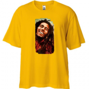 Футболка Oversize с улыбающимся Bob Marley