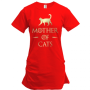 Подовжена футболка Mother of cats (котяча мама)