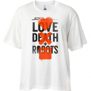 Футболка Oversize LOVE DEATH + ROBOTS