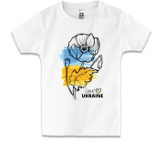 Детская футболка Love Ukraine (Цветок)
