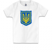 Детская футболка с гербом Украины (2) АРТ