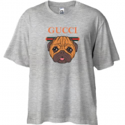 Футболка Oversize Gucci dog