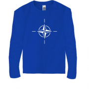 Дитяча футболка з довгим рукавом з емблемою NATO
