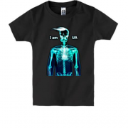 Детская футболка I am UA (рентген)