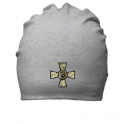 Хлопковая шапка с пиксельной эмблемой Вооруженных Сил Украины (ВСУ)