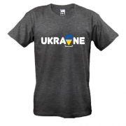 Футболка с принтом "Локация Украина"