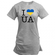 Подовжена футболка "I ♥ UA"