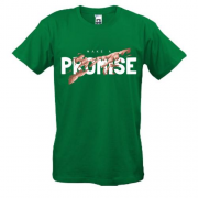 Футболка с принтом "Make a promise"