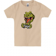 Детская футболка с Динозавром геймером