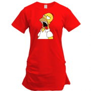 Подовжена футболка "Стомлений Гомер"