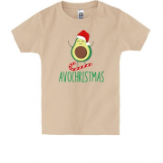 Дитяча футболка з різдвяним авакадо
