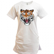 Подовжена футболка з тигром "Рик"
