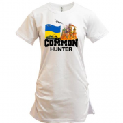 Подовжена футболка "Ukraine" у мальованому стилі