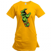 Туника с зелёной рукой "зомби"