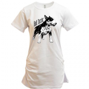 Подовжена футболка з бультер'єром "Bull Terrier"