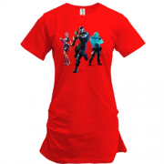 Подовжена футболка з героями гри Fortnite