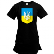 Туніка з Тризубом на фоні українського прапора