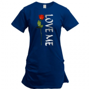 Подовжена футболка "Love Me"