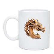 Чашка Деревянный дракон