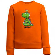 Детский свитшот с дракошей "Tree Rex"
